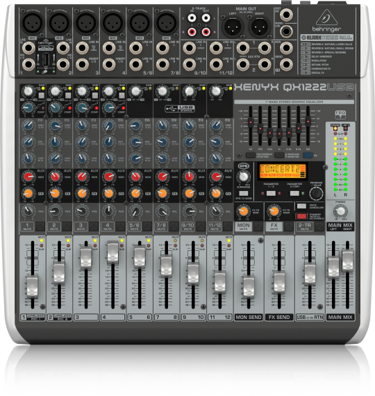 Xenyx QX1222USB Behringer Mezclador premium