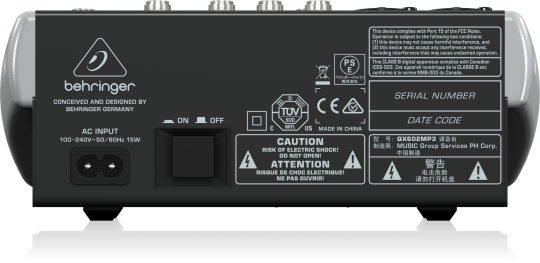Behringer Xenyx QX602MP3