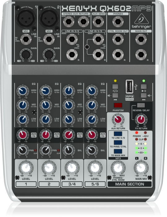 Behringer Xenyx QX602MP3