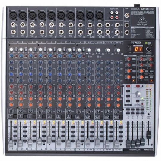 Mezcladores QX2442USB Behringer